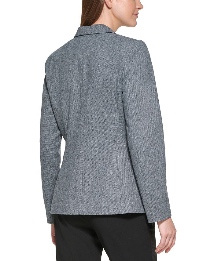 Calvin Klein One Button Blazer Macy's