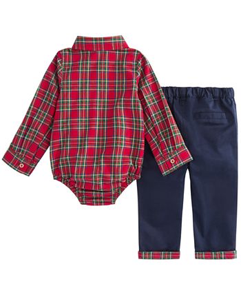 Baby boy outlet plaid bodysuit