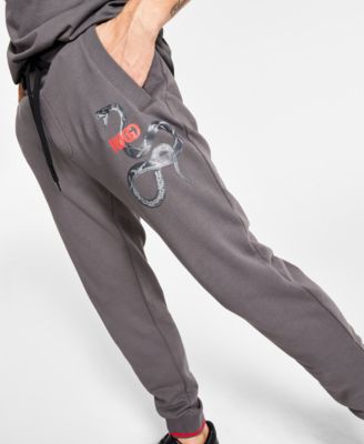 HUGO - Men's Doodley Snake Graphic Sweatpants