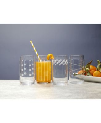 Cheers Seltzer Glasses, Set of 4