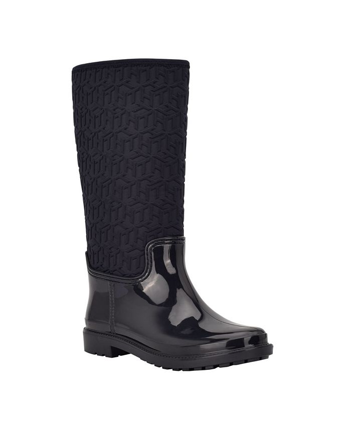 acceptere Stilk Bortset Tommy Hilfiger Women's Saray Regular Calf Rain Boots - Macy's