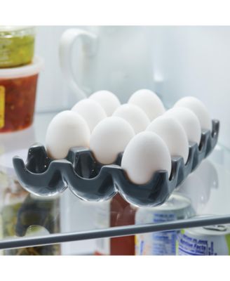 Solid Glaze Ceramics Egg Tray, 12-Cup