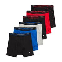 6-Pack Polo Ralph Lauren Men's Boxer Briefs (various colors/sizes)