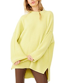 Peaches High-Low Tunic Sweater