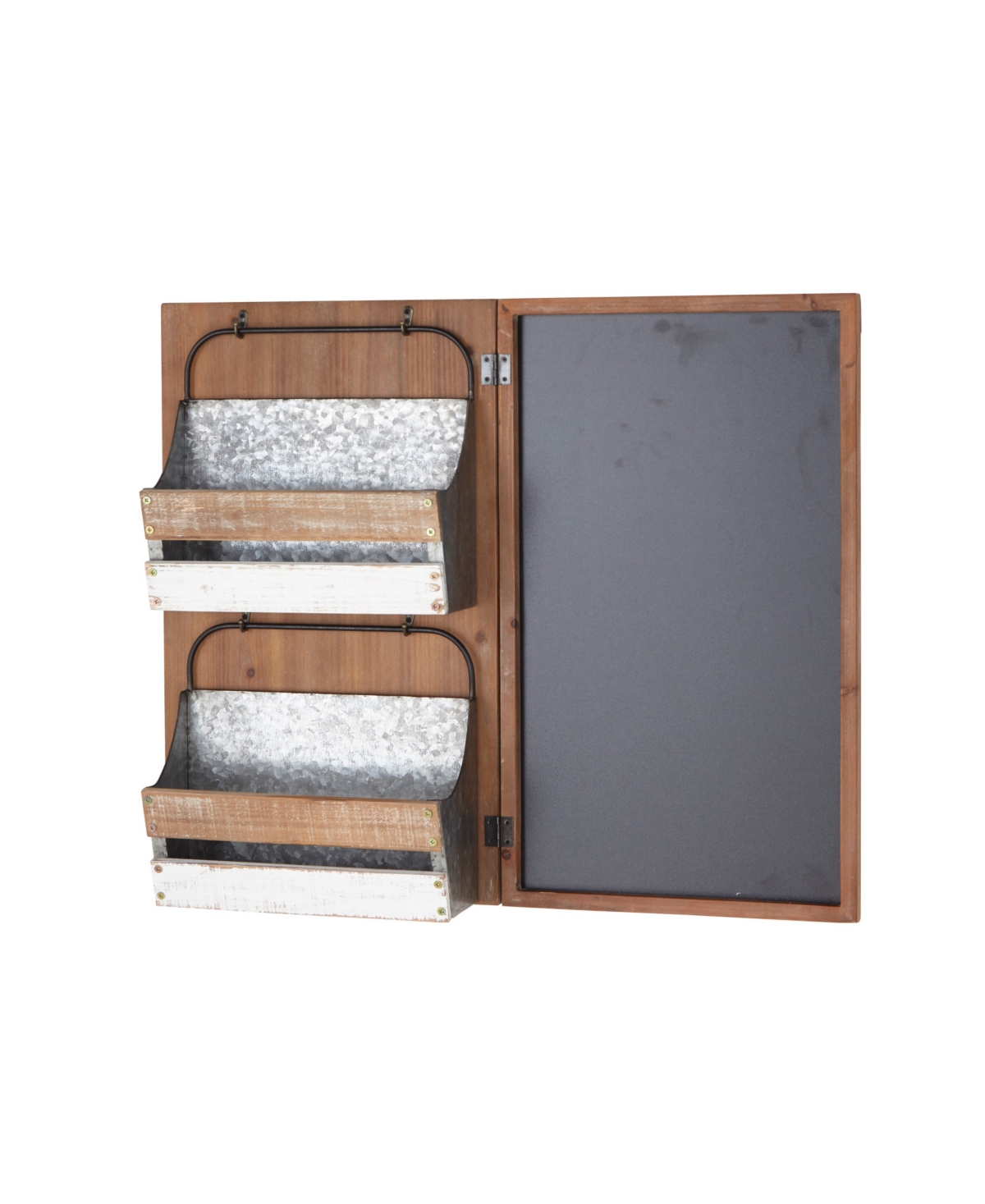 Brown Wood Farmhouse Magazine Rack Holder, 23 