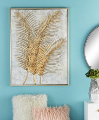 by Cosmopolitan Gold Glam Canvas Wall Art, 48 x 36