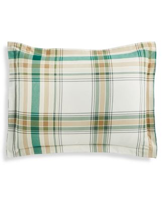 Martha Stewart Collection - Holiday Flannel Nuetral Holiday Standard Sham, Created for Macys