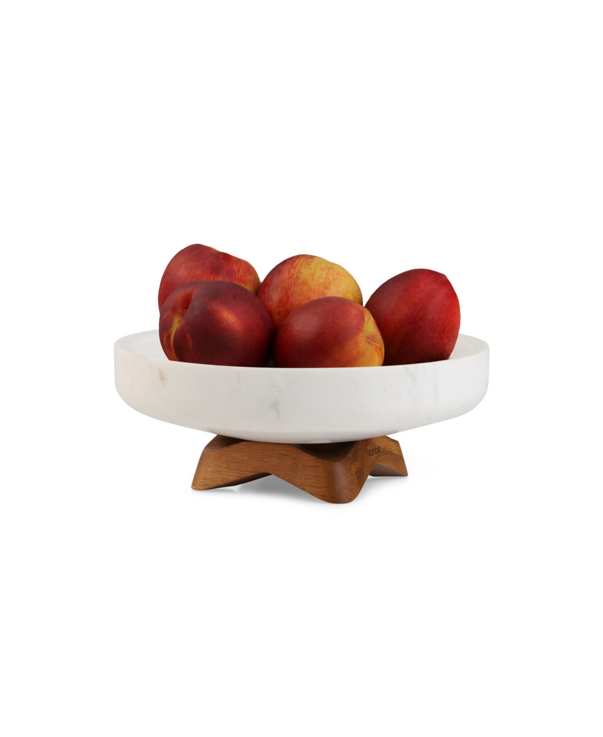 Chevron Fruit or Centerpiece Bowl - Brown