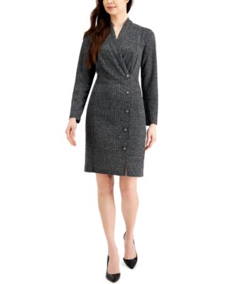 Connected - Button-Detail Sheath Dress
