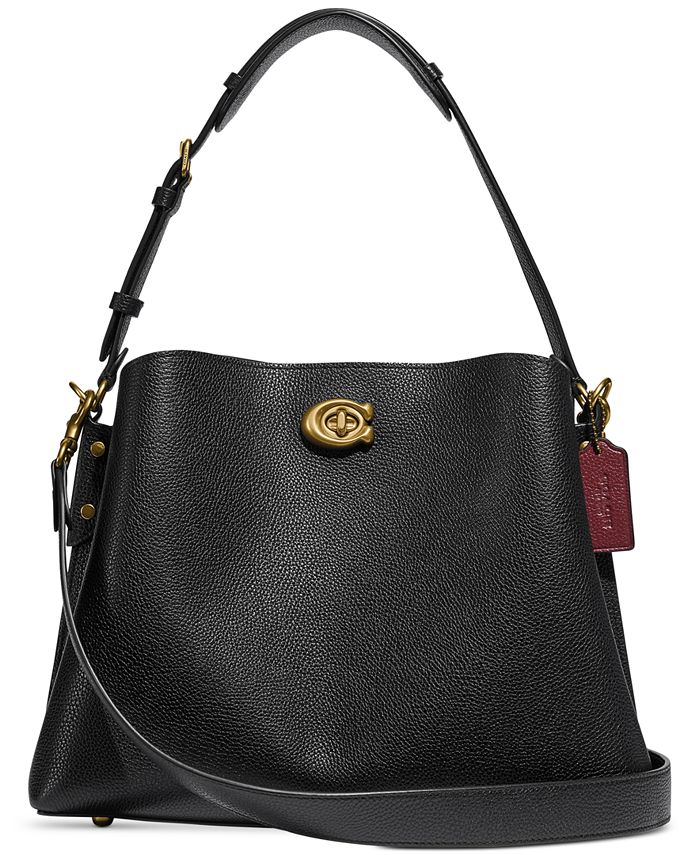 COACH Willow Leather Shoulder Bag & Reviews - Handbags & Accessories -  Macy's