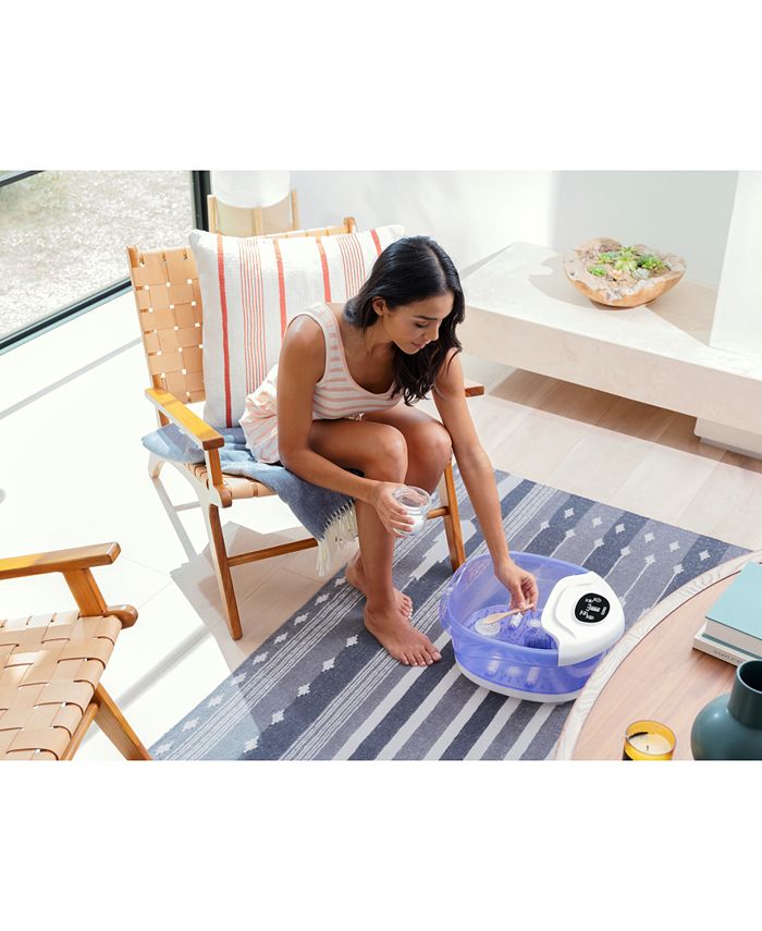 Homedics BubbleSpa + Epsom Salt Heated Foot Bath Macy's