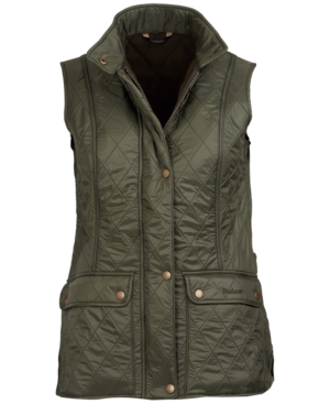 Barbour Core Essentials Otterburn Quilted Vest In Olive
