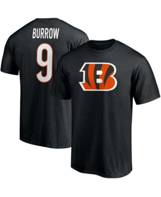 Men's Fanatics Branded Black Cincinnati Bengals Team Authentic Personalized  Name & Number T-Shirt