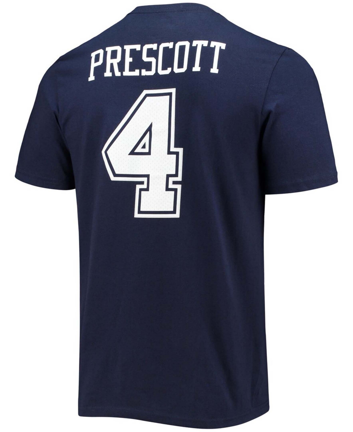 Men's Dak PrescottDallas Cowboys Player Icon Name and Number T-shirt - Navy