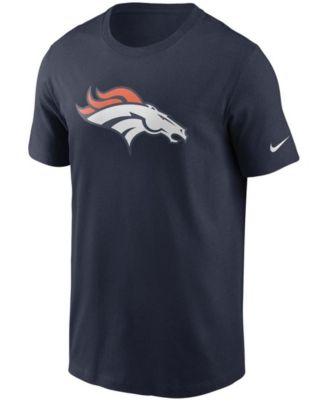 Men's Navy Denver Broncos Primary Logo T-shirt
