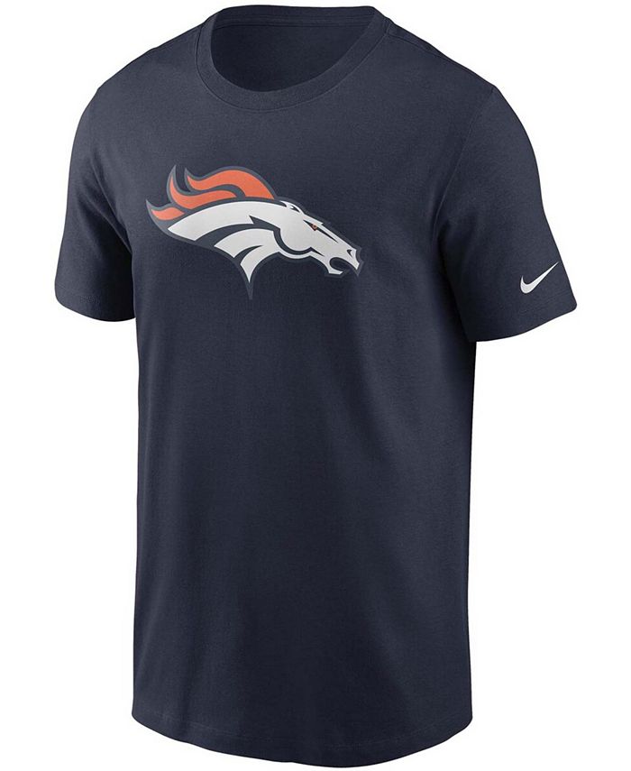 Nike Men's Navy Denver Broncos Primary Logo T-shirt - Macy's