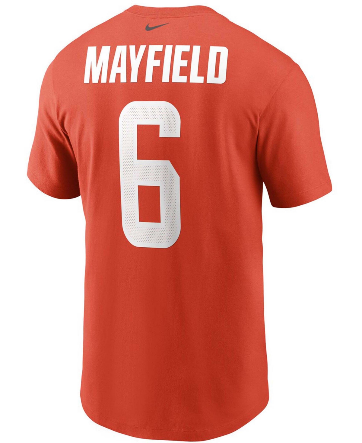 Men's Baker MayfieldCleveland Browns Name and Number T-shirt - Orange