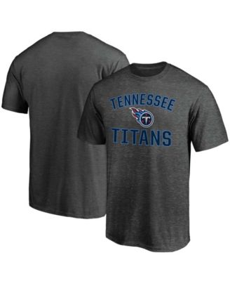 Men's Fanatics Branded Heathered Gray/Navy Tennessee Titans T