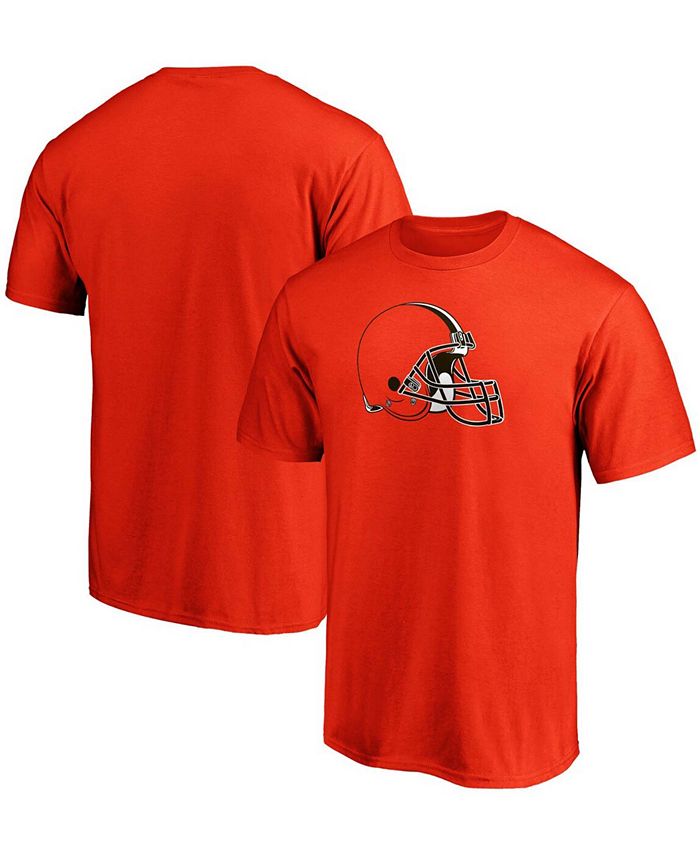 Fanatics Men's Orange Cleveland Browns Primary Logo Team Tshirt