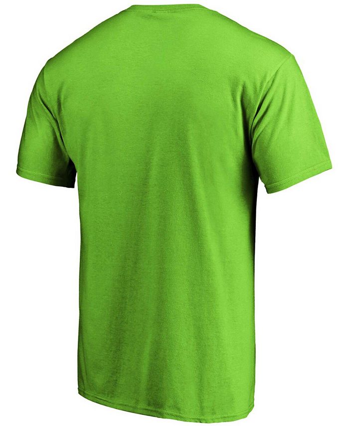 Fanatics Men's Neon Green Seattle Seahawks Primary Logo Team T-shirt ...