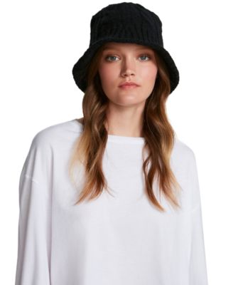 Steve Madden - Cable-Knit Bucket Hat