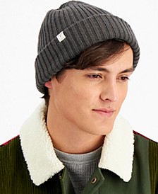Men's Solid Beanie, Created for Macy's