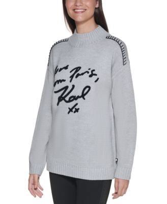 Love From Paris High-Neck Sweater