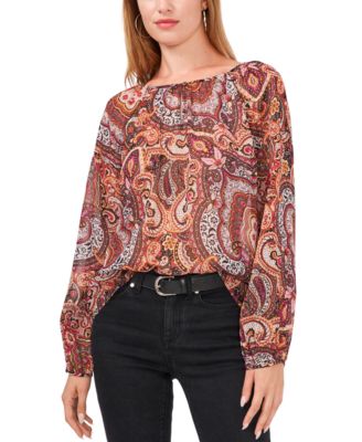 vince camuto paisley top