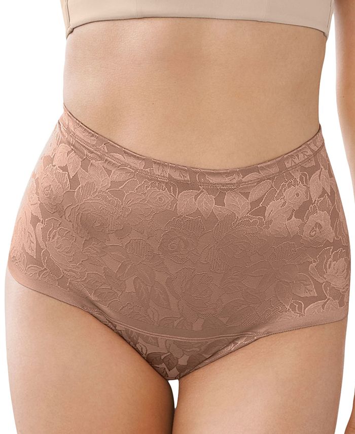 Leonisa Invisible High Waisted Tummy Control Stripe Lace Underwear -  Shapewear Panties for Women : : Clothing, Shoes & Accessories