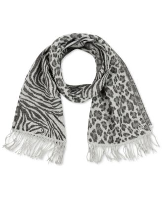 Michael Michael Kors Women s Split Animal Print Scarf Macy s