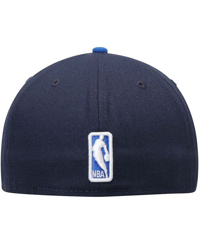 New Era - Men's Navy/Blue Dallas Mavericks Official Team Color 2Tone 59FIFTY Fitted Hat
