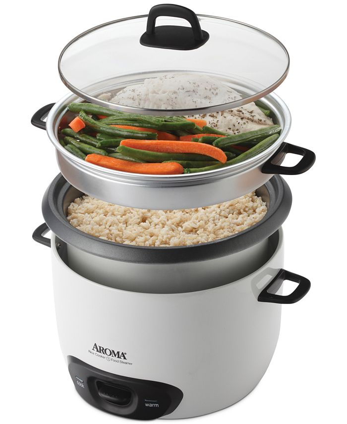 Aroma ARC-743-1NG 6-Cup Pot Style Rice Cooker - Macy's