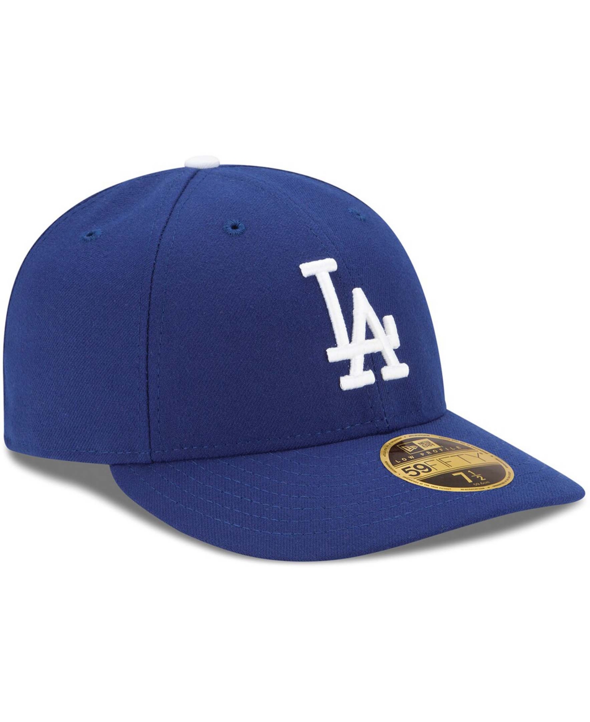 Shop New Era Los Angeles Dodgers Low Profile Ac Performance 59fifty Fitted Cap In Royal
