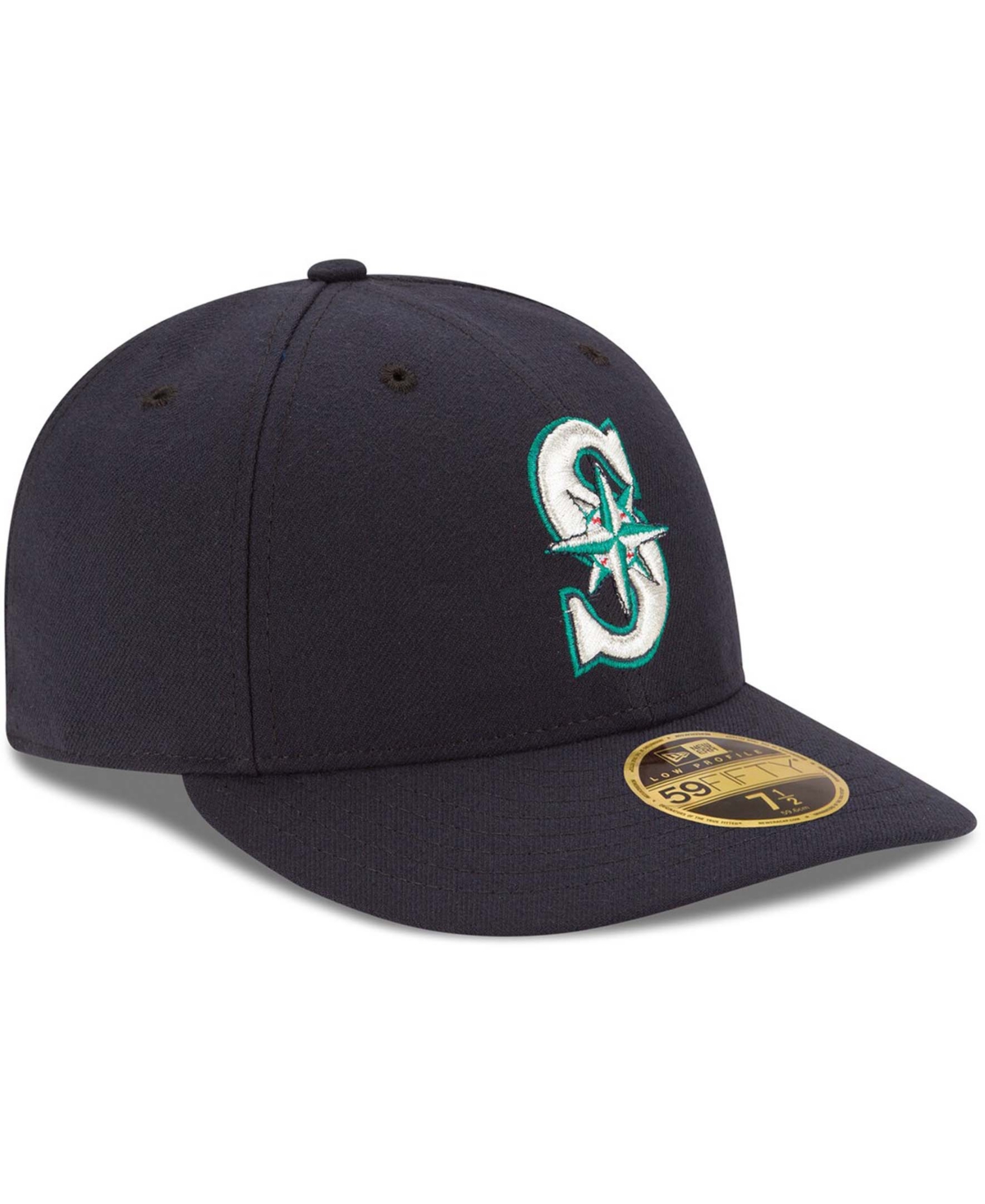 New Era Men'sSeattle Mariners Authentic Collection On Field Low Profile Game 59FIFTY Fitted Hat - Navy