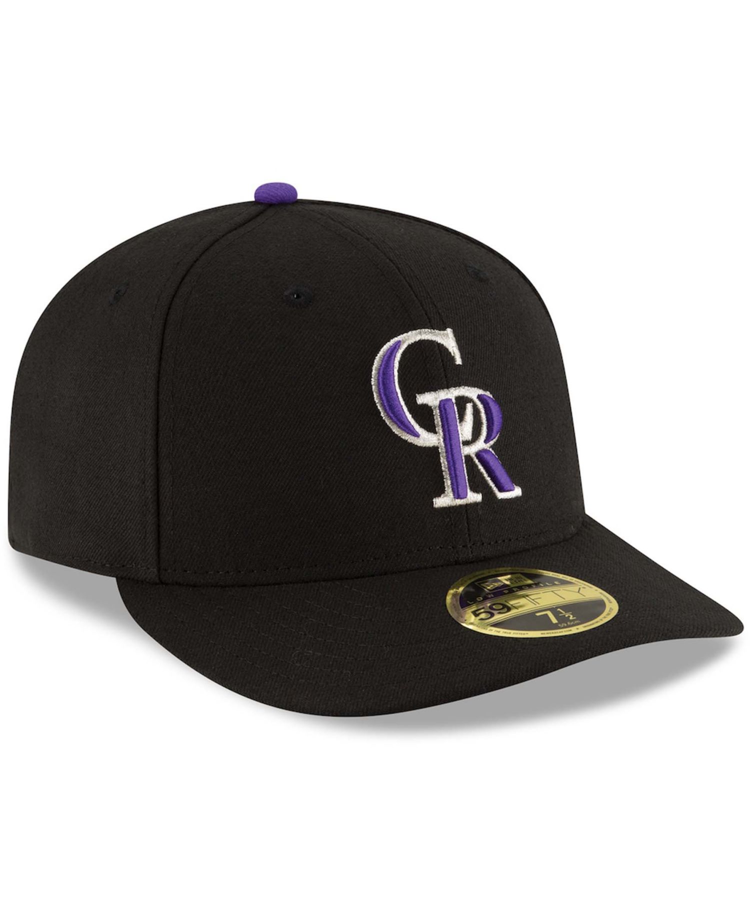 Men's Colorado Rockies Game Authentic Collection On-Field Low Profile 59FIFTY Fitted Hat
