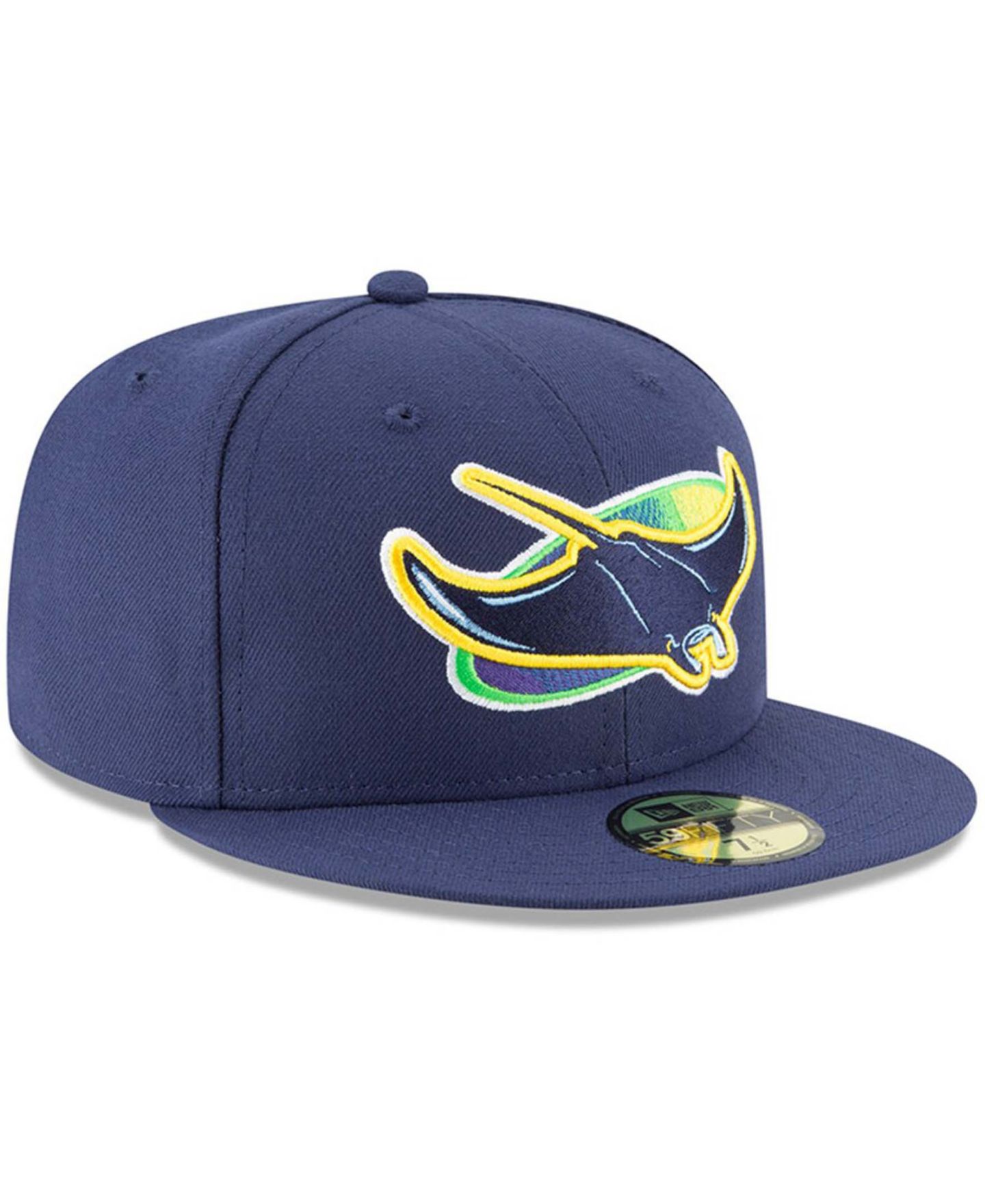 Мужская кепка New Era Tampa Bay Rays Alternate Authentic Collection On-Field 59FIFTY Fitted Hat — фото 3