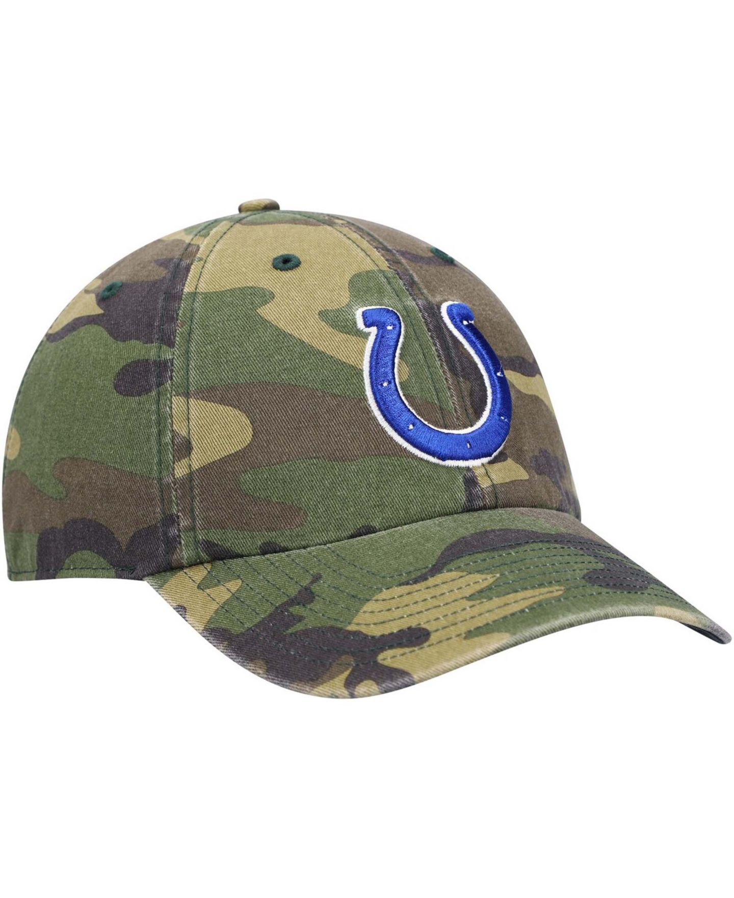 Мужская кепка '47 Brand Indianapolis Colts Woodland Clean Up Adjustable — фото 3
