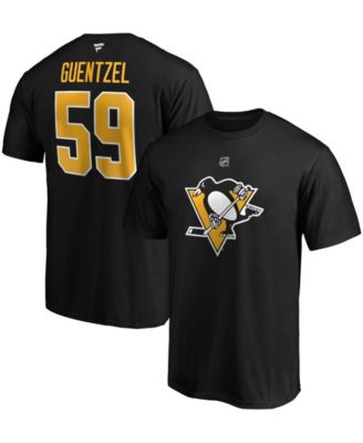 Fanatics - Men's Pittsburgh Penguins Team Authentic Stack Name & Number T-Shirt - Jake Guentzel