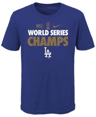 Los Angeles Dodgers Nike Youth 2020 World Series Champions Gold T-Shirt -  Royal