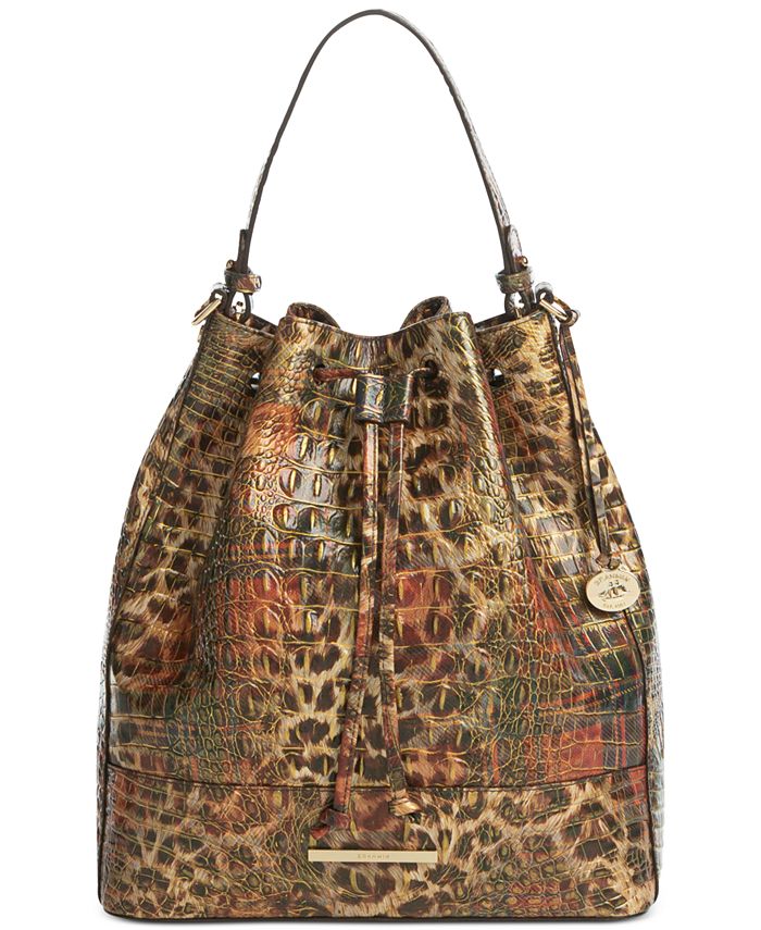 Brahmin Melbourne Large Duxbury Satchel (Saltwater Taffy) Handbags