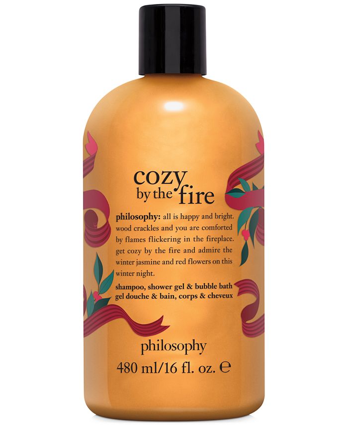philosophy Cozy By The Fire Shampoo, Shower Gel & Bubble Bath, 16