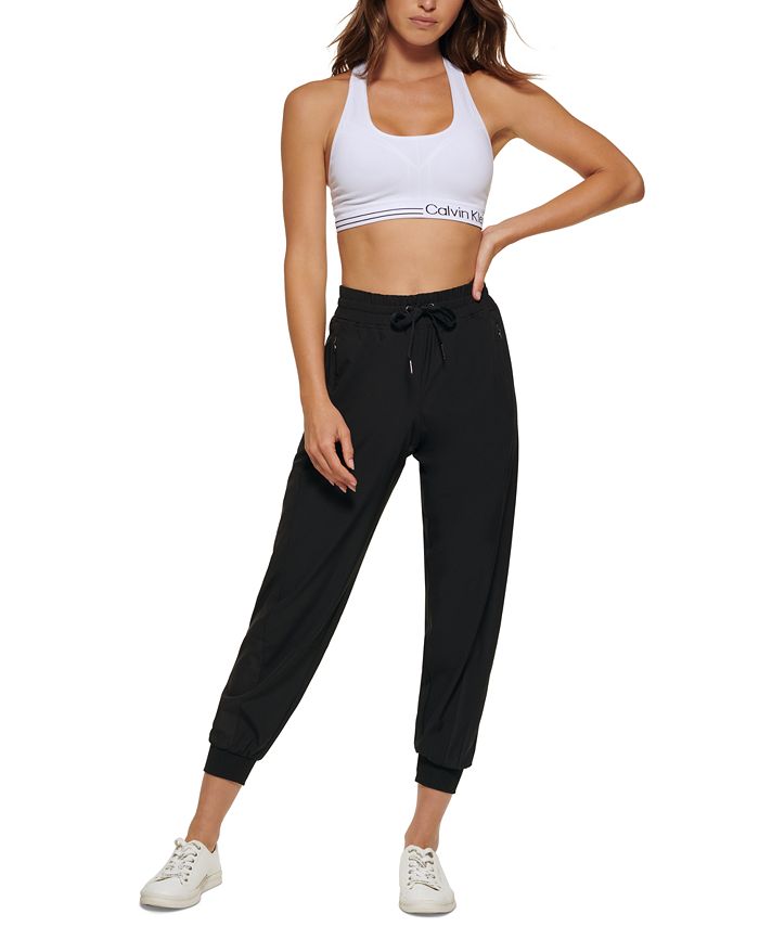 Calvin Klein Women's Shine-Blocked Jogger Pants & Reviews - Activewear -  Women - Macy's