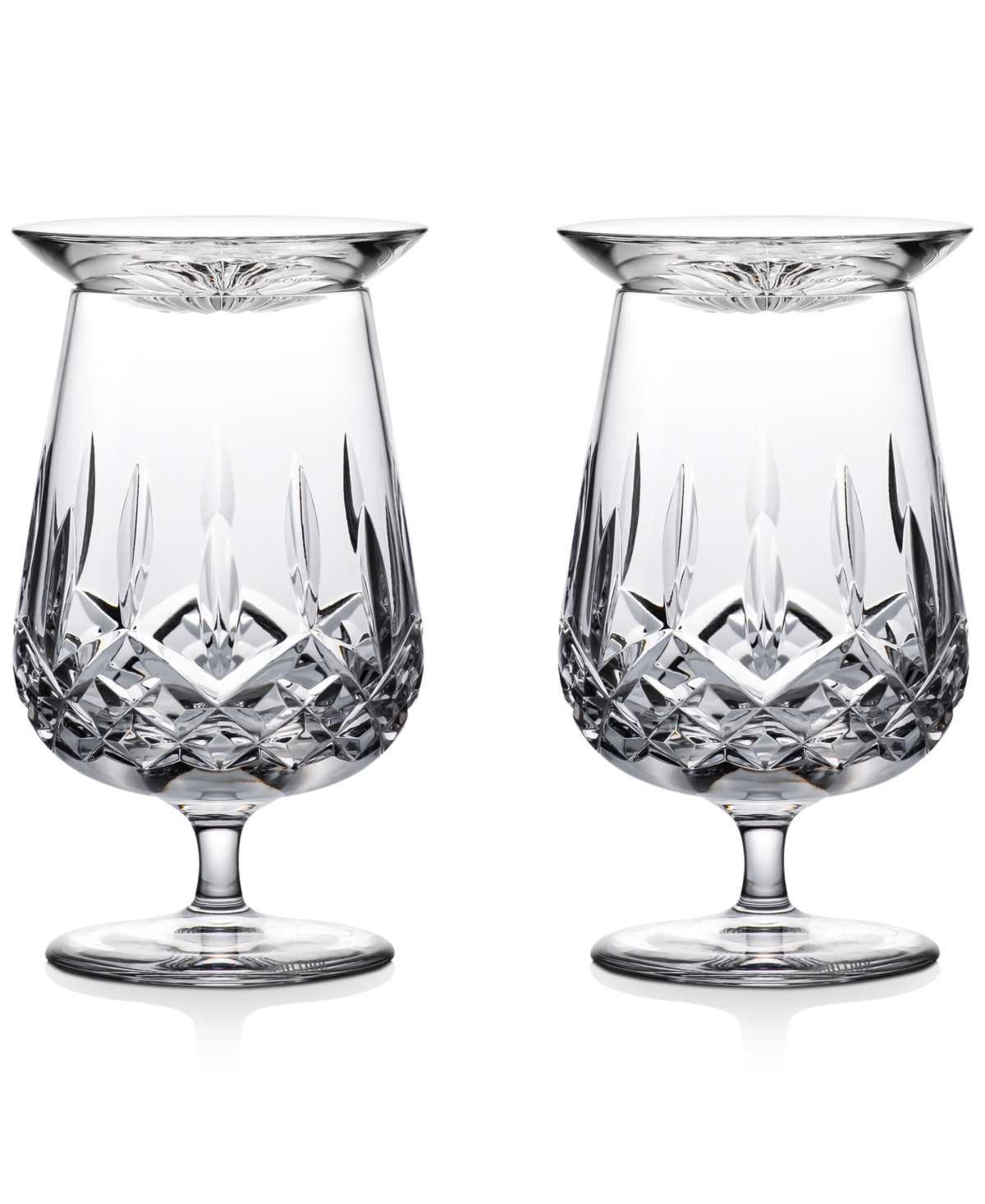 Waterford Connoisseur Lismore Snifter-cap Crystal Tumblers In No Color