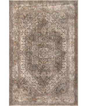 Nuloom Cavalli Owmc07a 5'3" X 7'8" Area Rug In Beige