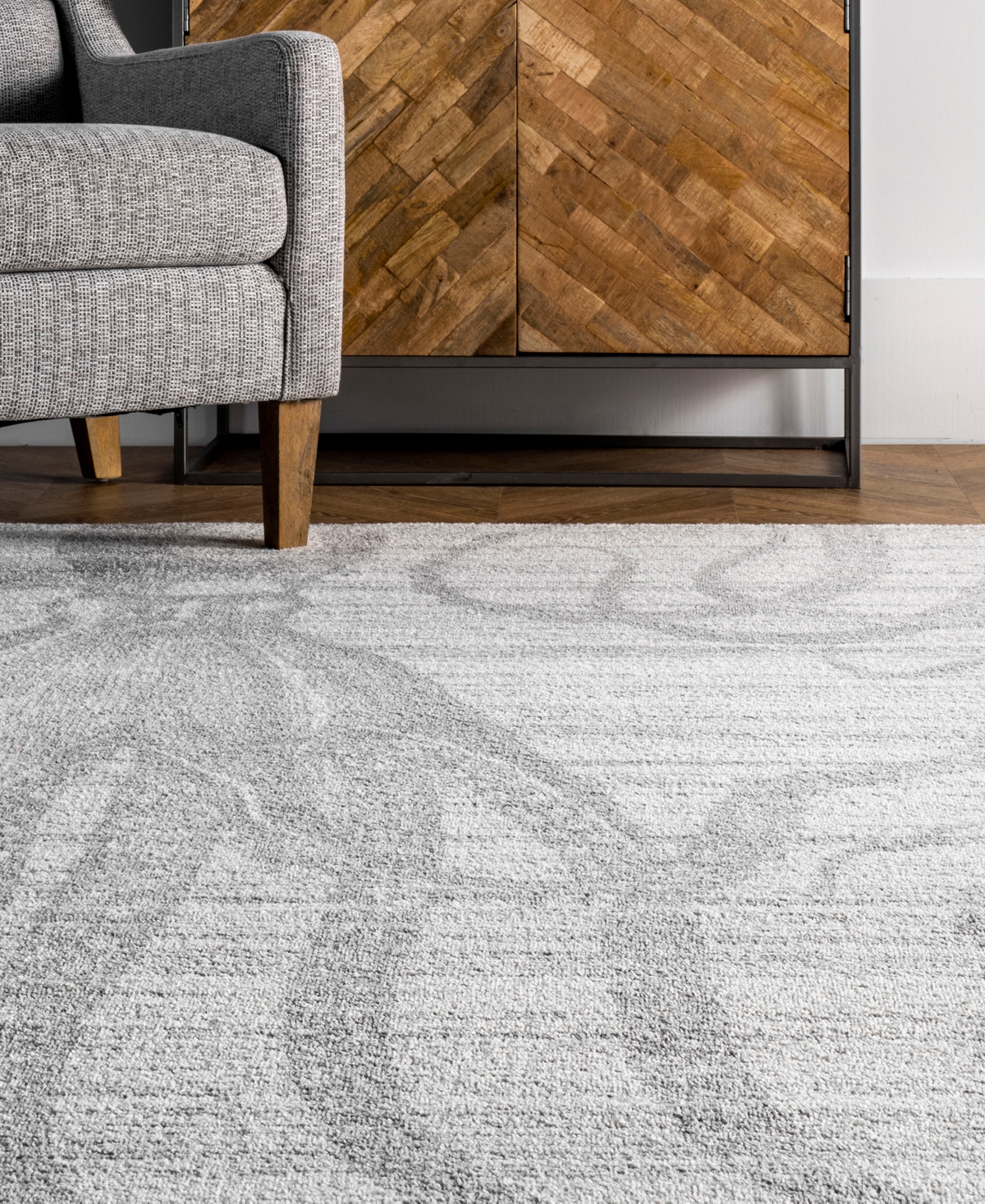 nuLoom Thomas Paul BDTP05B Area Rug - Silver-tone