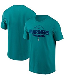 Men's Aqua Seattle Mariners Primetime Property Of Practice T-shirt