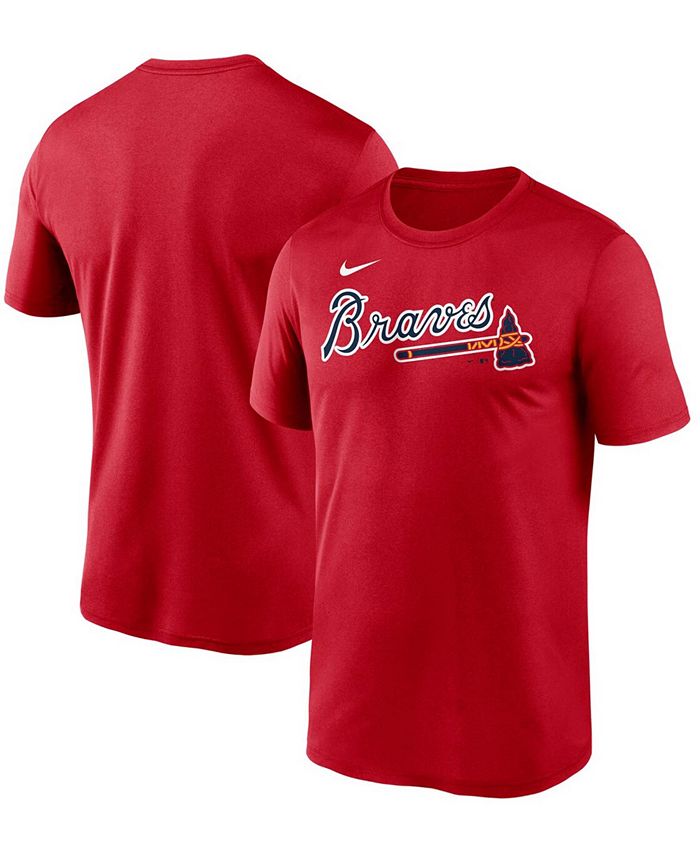 Nike Men's Red Atlanta Braves Next Level Polo Shirt - Macy's