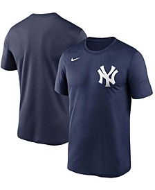 Men's Navy New York Yankees Wordmark Legend T-shirt