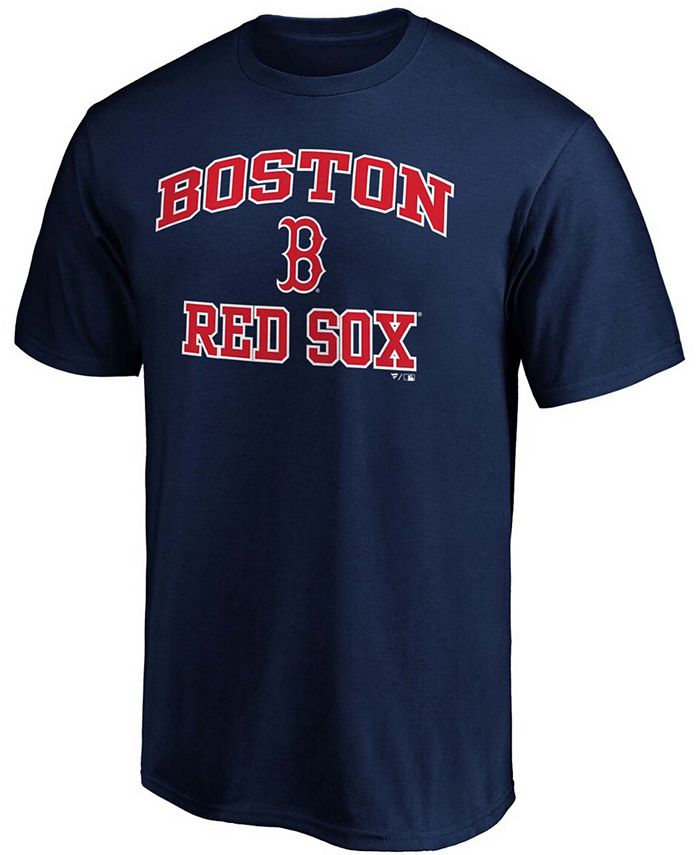 Fanatics Branded Men's Navy Boston Red Sox Heart Soul T-Shirt - Navy