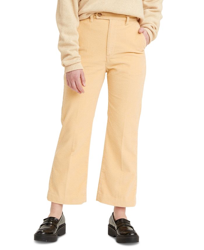 Levi's Math Club Cotton Corduroy Flare-Leg Pants & Reviews - Jeans - Women  - Macy's